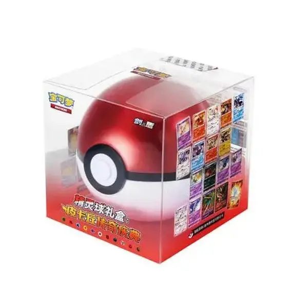 Pokemon Exclusive Chinese 2023 Pokemon Ball Gift Box Red Pikachu Legend Celebration ball Sealed with Sword & Shield "MAO"and "JI" Booster Jumbo Pack