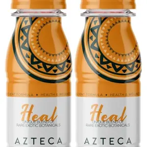 Azteca Heal Energy Shot - Organic Formula for Clean Energy with Natural Ingredients - Healthcare, Dietary Beverage