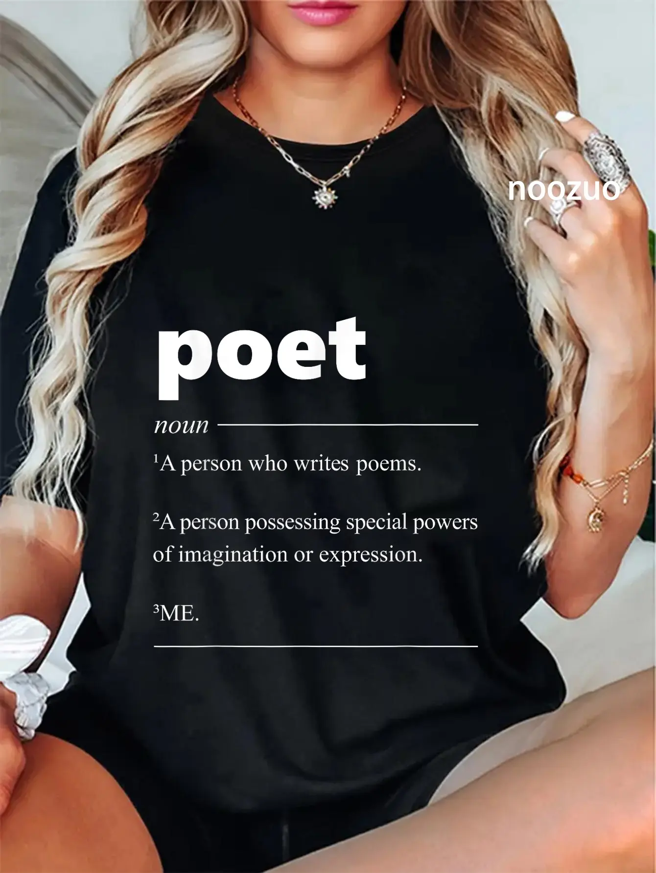100% Cotton Poet Definition Funny for Poet Drama Poetry Poems T-Shirt