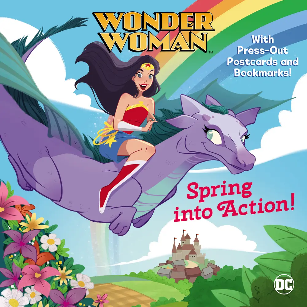 USED-Spring Into Action! (DC Super Heroes: Wonder Woman) by Mallary, Rebecca (Paperback)