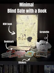 Blind Date with a Book (Minimal) | Bookish Gift | Handpicked Personalized Gift | Book Lovers | Booktok | Spicy | Dark Romance | Romantasy | Horror |