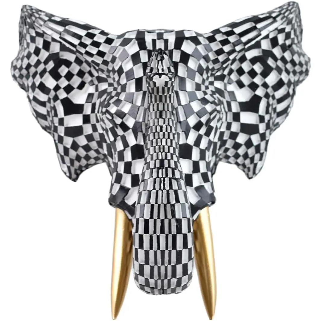 Elephant-Black White