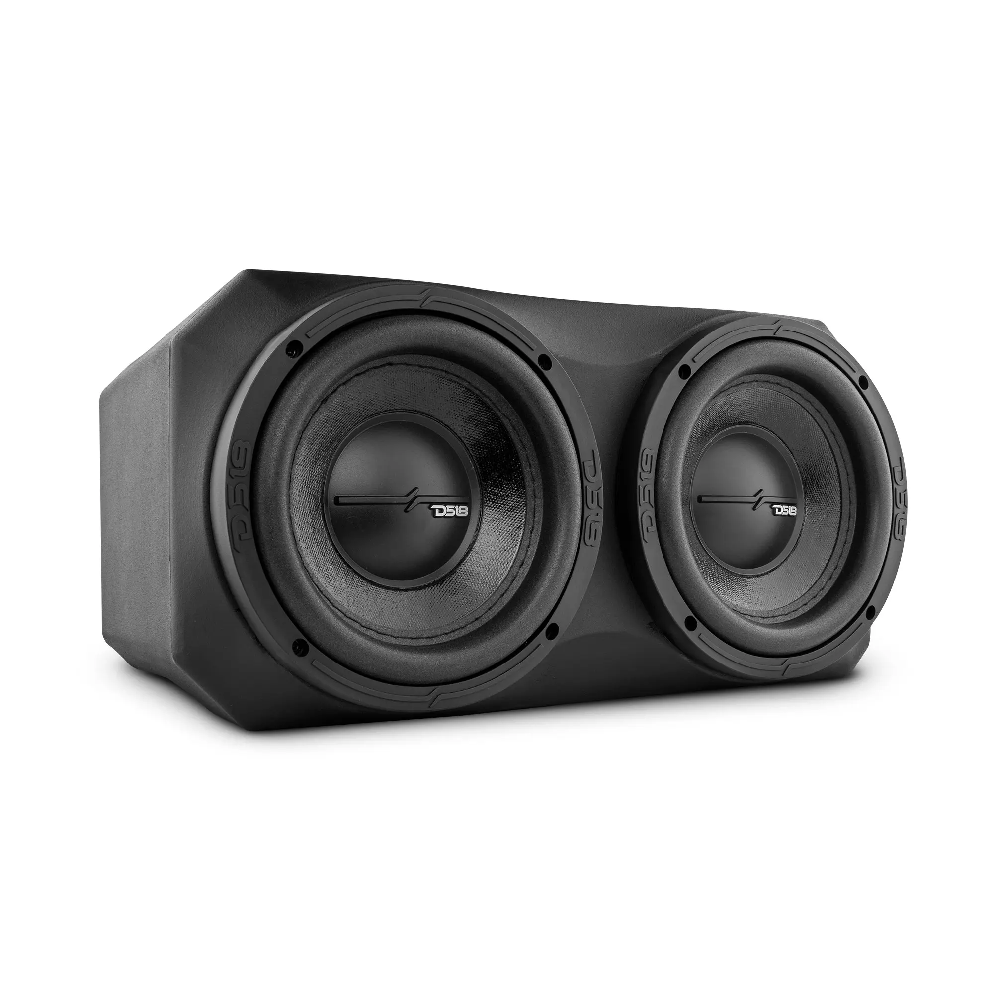 Polaris Slingshot Under Dash Car Subwoofer Enclosure - Bass Boosted Speaker, 2 ZR6.4D Subwoofers, UV Protection, Damping Material, Better Element Resistance, 2015-2019 Model Compatible Car Stereo Upgrade, Car Audio System