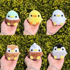 Hand-crocheted birds (multiple options)
