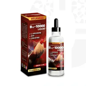 B-12 10000 Oral Liquid Supplements Roosters, Chickens, Poultry Vitamins Natural Product - 60 ml Health Support for Roosters