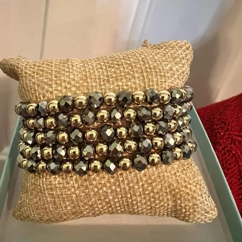 Gold Denali Stretch Bracelet Set