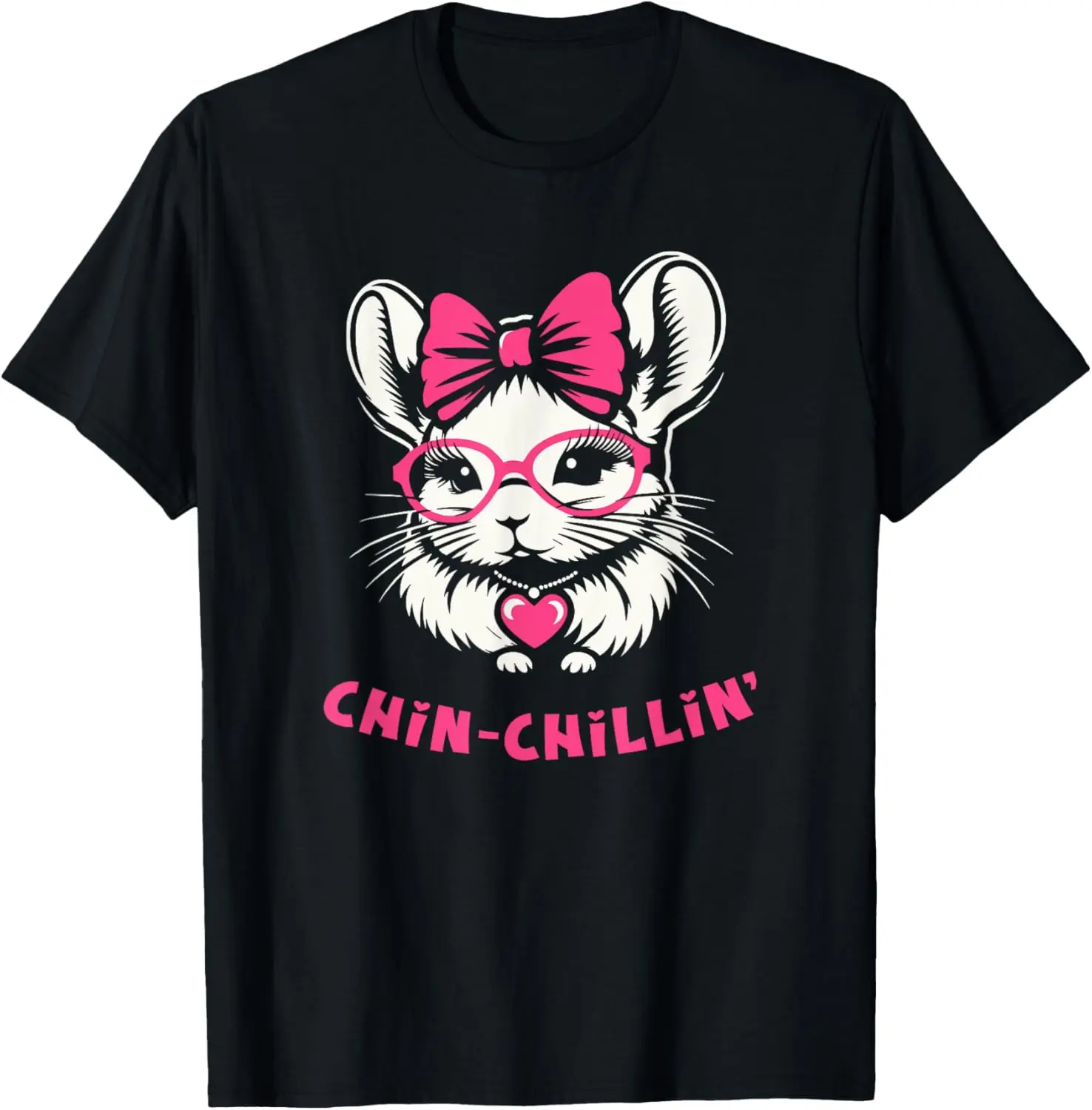 100% Cotton Chinchillas cute chinchilla for girls kids funny Chinchilla T-Shirt