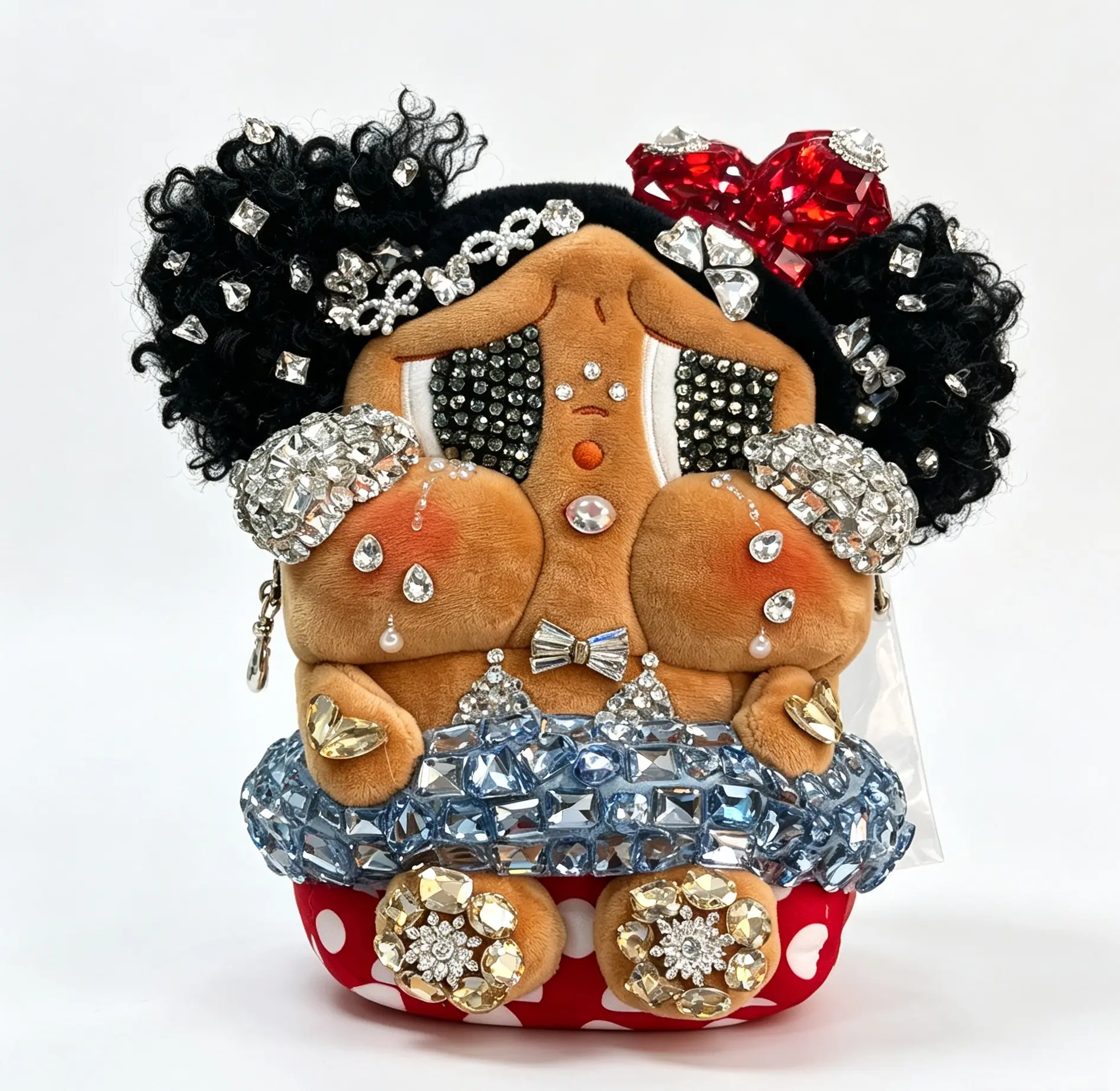 【LABUBU or CRY BABY】Blinged Crossbody Bag