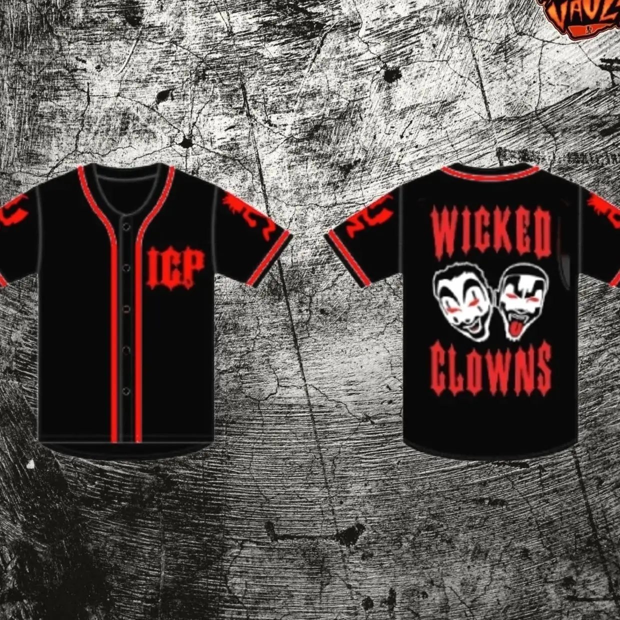 ICP Wicked Clowns Baseball Jersey