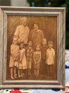 Capturing Memories: Laser Engraved Wood Picture Frames for Personalized Photo Keepsake