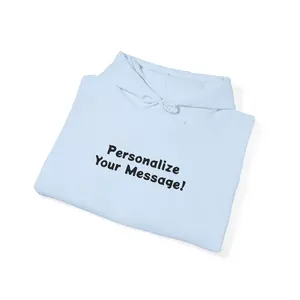 Customizable Unisex Hoodie - Personalized Gift for Birthdays, Holidays, Cozy Comfort, Trendy Apparel