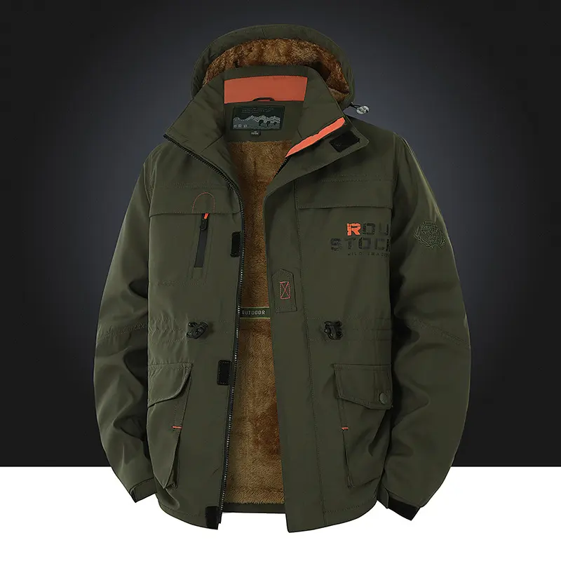 Military Green with Velvet