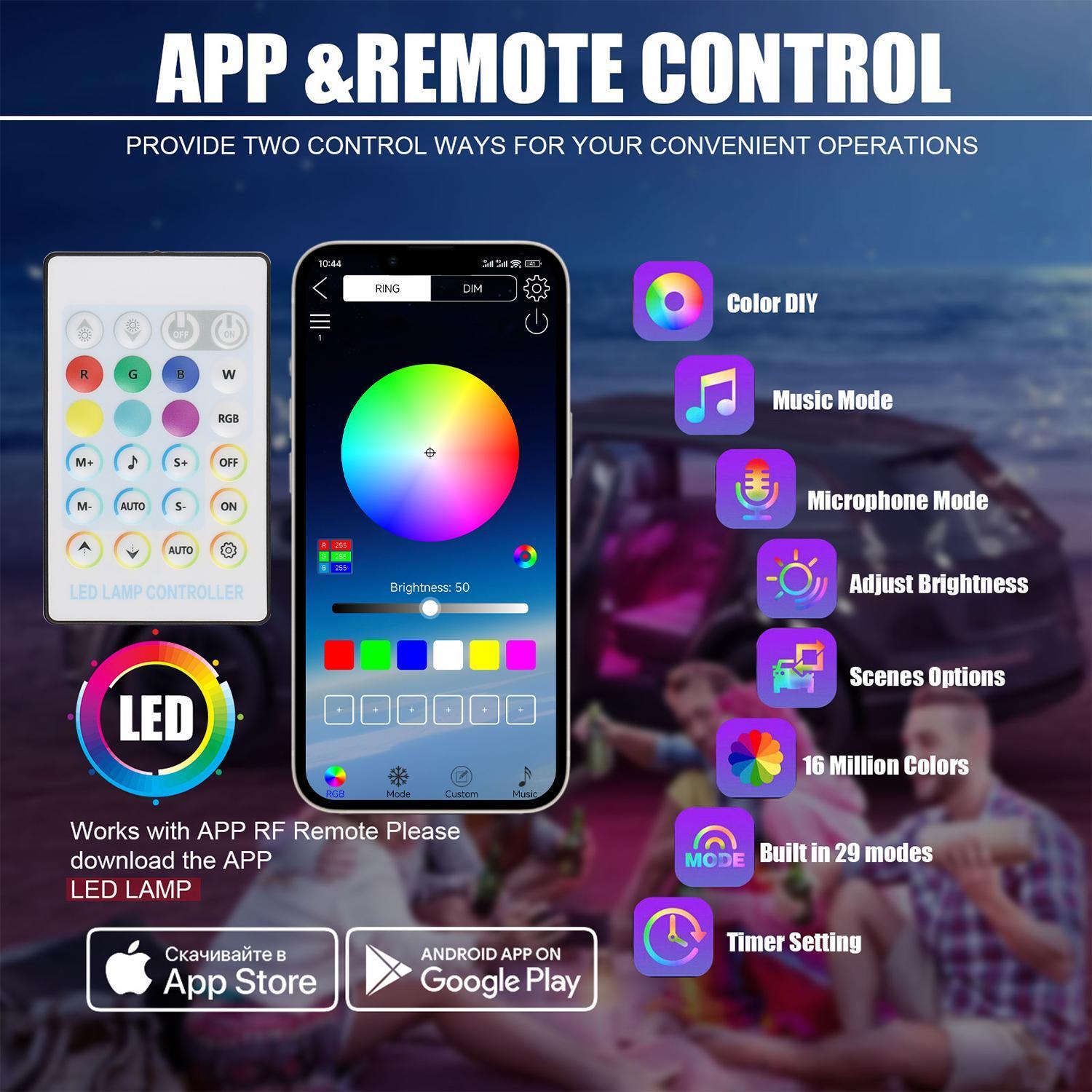 1000pc Fiber Optic Star Light Kit | Car Headliner Roof Twinkle Ceiling Lights | RGB Music Activated Fiber Optic Lamp for Home Theater Car Interior