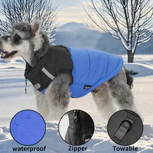 【】Warm Winter Dog Vest - Cozy, Stylish, Lightweight Polyester Sleeveless Puppy Jacket, Available in Multiple Colors and Sizes