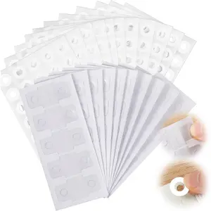 700 Pcs Clear Binder Sheet Converter Stickers and Page Hole Reinforcers, Stickers Reinforcements for Hole Punched Pages, Change No Punched Page to Loose-Leaf Binder Refill Insert for Scrapbook Album
