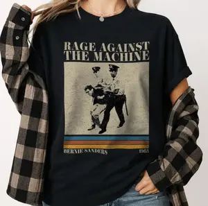 Bernie Sanders Shirt, Rage Against The Machine Shirt, Retro 90s 1963 Arrest Photo Tee, Resistance Tee, Liberal Tee, Gift for Protesters, Full Colors