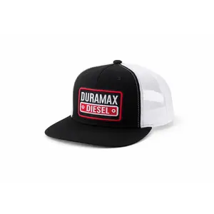 Duramax Diesel Snapback Hat – Black/White Trucker Cap