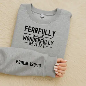 Fearfully & Wonderfully Made w/ Sleeve Screen Print Transfer (3 Pack)