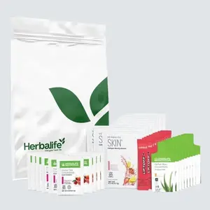 Herbalife Mega Tea On-the-Go Kit 10 Count Each Herbal Tea Concentrate Aloe Concentrate Collagen Beauty Booster 40 Total Servings Travel Friendly
