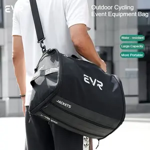 EVR Cycling Gear Bag – Bicycle Packing Bag with Wet/Dry Separation, Waterproof Road Bike Storage Bag for Fitness, Large Capacity (Item No.: 486)