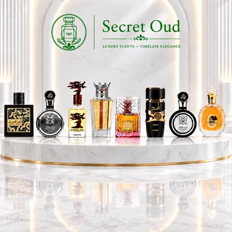 Eternal Oud + Qaed Al Fursan + Fakhar Lattafa Platin + Dynasty + Khamrah Dukhan+ Fakhar Lattafa Man + Asad + Rouat Al Oud