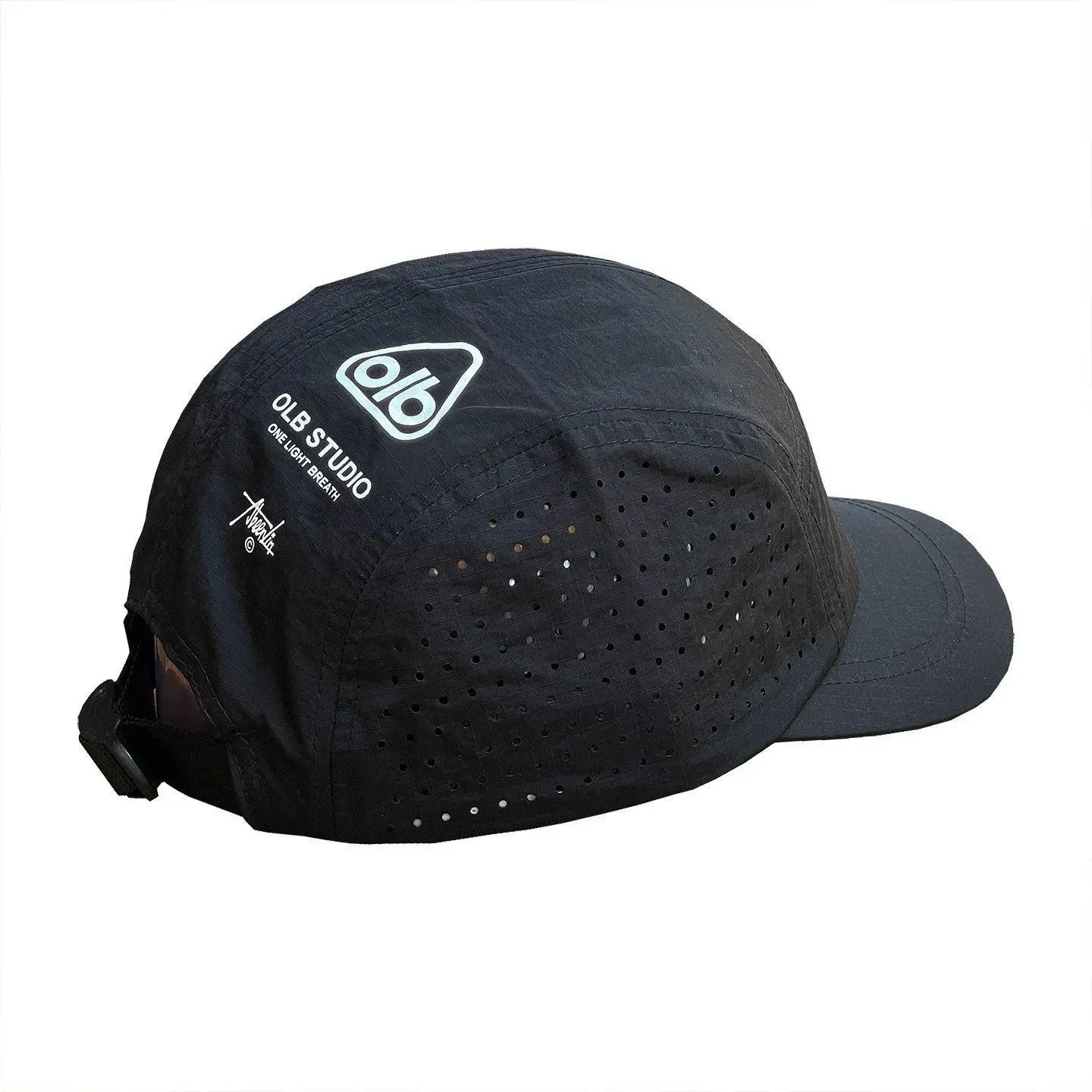 Effortless Quick Dry 5 Panel Running Cap Laser Perforated Breathable Lightweight Packable Sweat Wicking Camper Hat Trail Running Marathon Daily Workout
