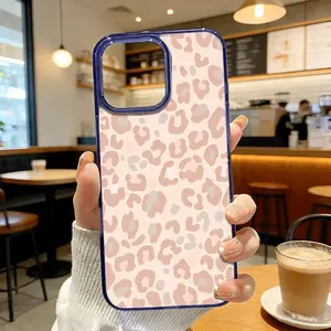 Pink Leopard Magnetic MagSafe Snap Case for 16 Pro Max 15 Pro 14 13 12 Mini 11 XR XS Plus SE Shockproof Slim Protective Cover