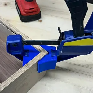90-Degree Corner Clamp Adapter, Quick-Change Woodworking Clip for Cabinet & Frame Assembly