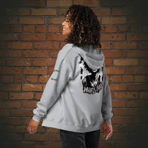 What's Normal, Unisex heavy blend zip hoodie Fabric Fleece