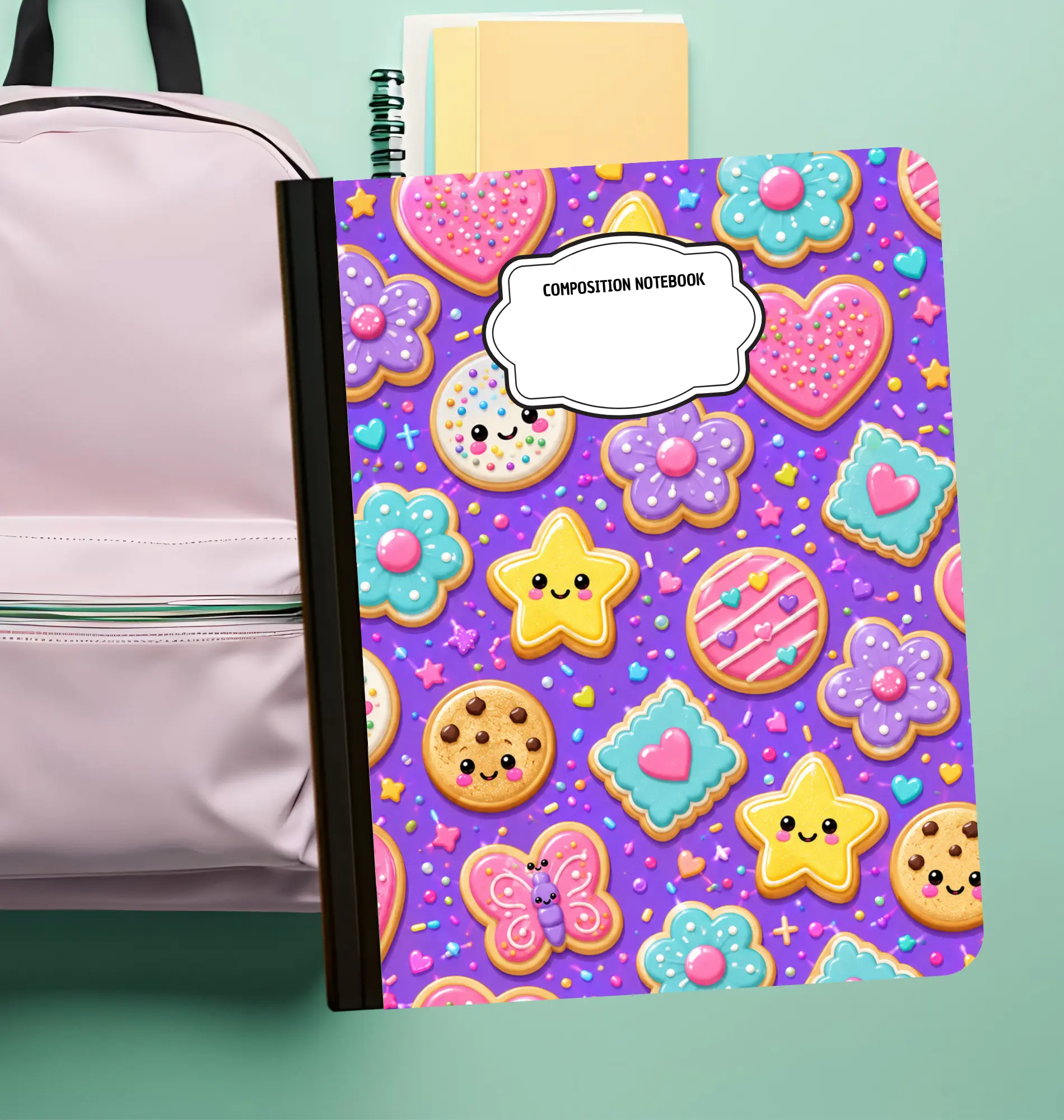 Composition Book - Iced Cookies