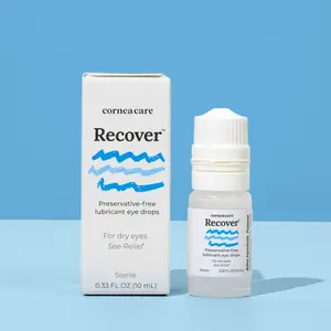 Recover Eye Drops (HSA/FSA Eligible) - Preservative Free Artificial Tears - Hydrating Eye Drops for Dry Relief and Redness