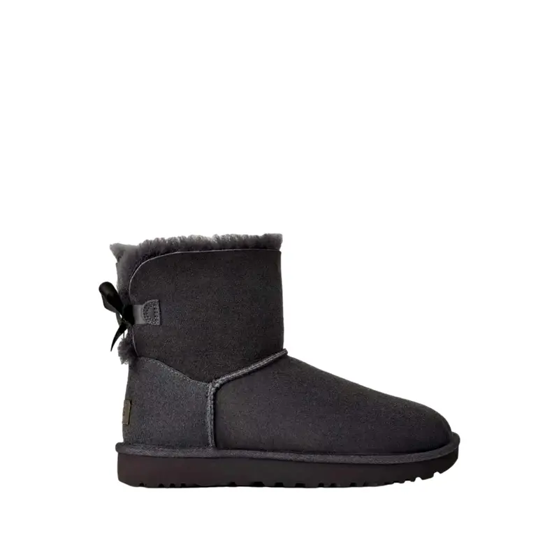 UGG Mini Bailey Bow II Obsidian  1016501-OBS Women's