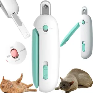 Professional Cat Nail Clipper for Beginners - Adjustable Aperture from Small to Large 1-3.5MM - Ergonomic Design & Easy to Use Grooming Tool