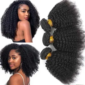 Afro Kinky Brazilian Human Hair bundles