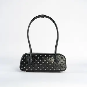 Dravena Spiked Baguette Bag