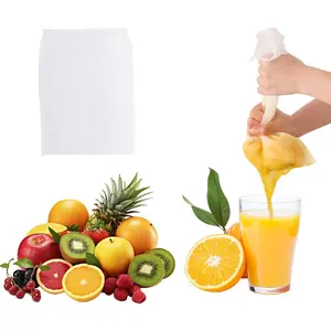 5 count Ultra Fine Mesh Strainer Bags 12 x 8 Inch Cheesecloth Bags for Straining Juicing Bag for Fruit Juice Cheese Coffee