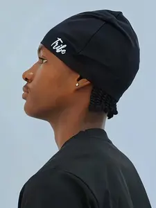 New Letter Print Fube Hat, Lightweight Beanie, Hip-Hop Trendy Windproof Cap, Unisex Sports Outdoor Running Hat, Breathable Elastic Material, Casual Style