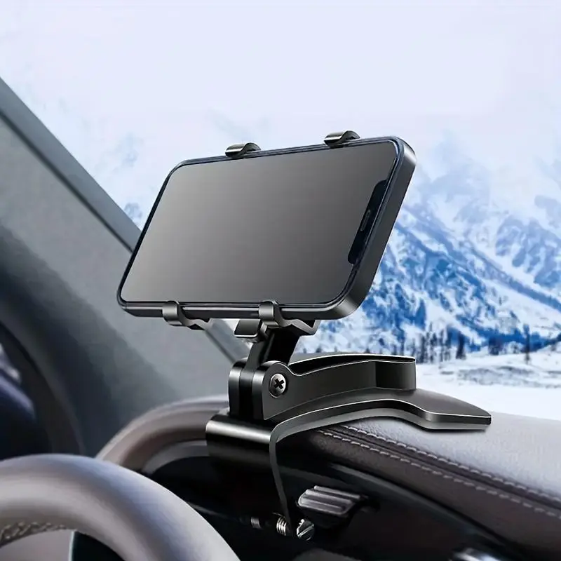 360° Rotating Universal Car Phone & Dash Cam Holder - Seamless Navigation & Recording, Multifunctional Mount for Seamless Viewing Experience