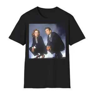 Dana Scully and Fox Mulder X Files 1993 Movie Shirts, Science Fiction Movie Scully and Mulder Shirt, X-Files Series Gift for Fans