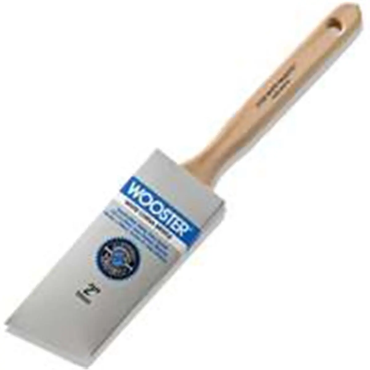 212 MAIN Velvet Feel Angled Sash Brush (Z1222-2 Model), 2 In. Size, White Majestic Chinese Bristles with Soft Formulation, Wood Maple Handle, Rustproof Steel Ferrule, Home Painting Supplies for Home Improvement