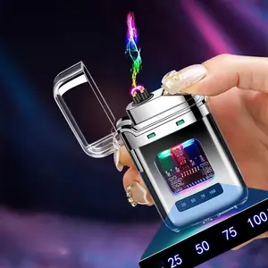 Windproof Lighter Features Usb Charging And Is Compact And Portable, Making It Ideal For Camping, Travel, Wilderness Survival, Candles, Aromatherapy, And Outdoor Activities. Stylish Design, Sturdy And Durable. (Butane-free)