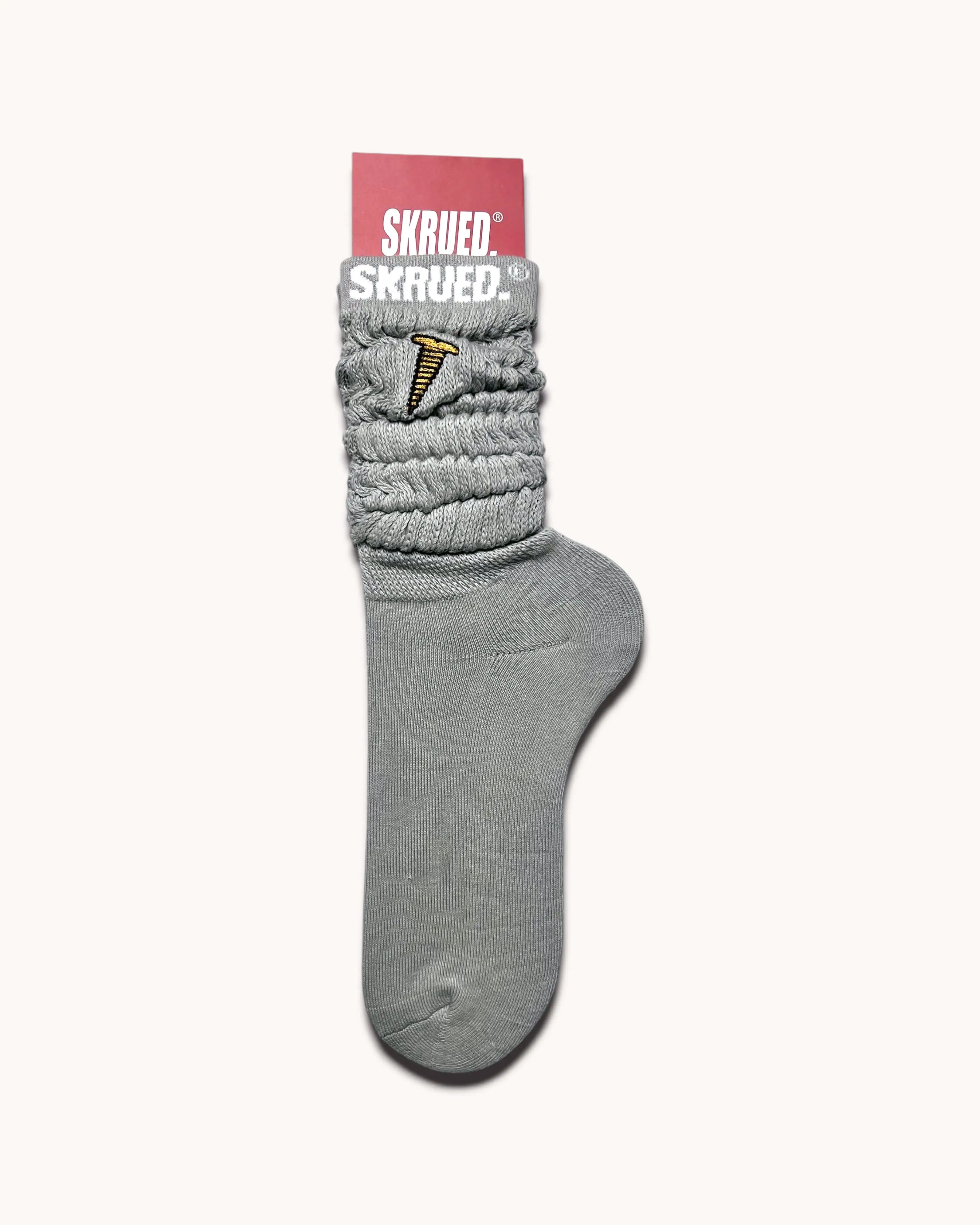 Inspire Logo Slouch Socks - Grey