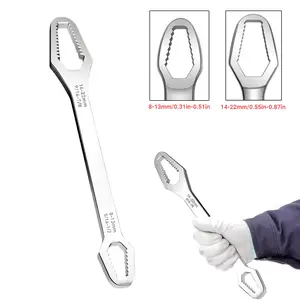 Universal 8-22mm Torx Star Wrench – Double-Head Self-Tightening Tool, Non-Slip Multi-Function for Car Nuts & Bolts Repair