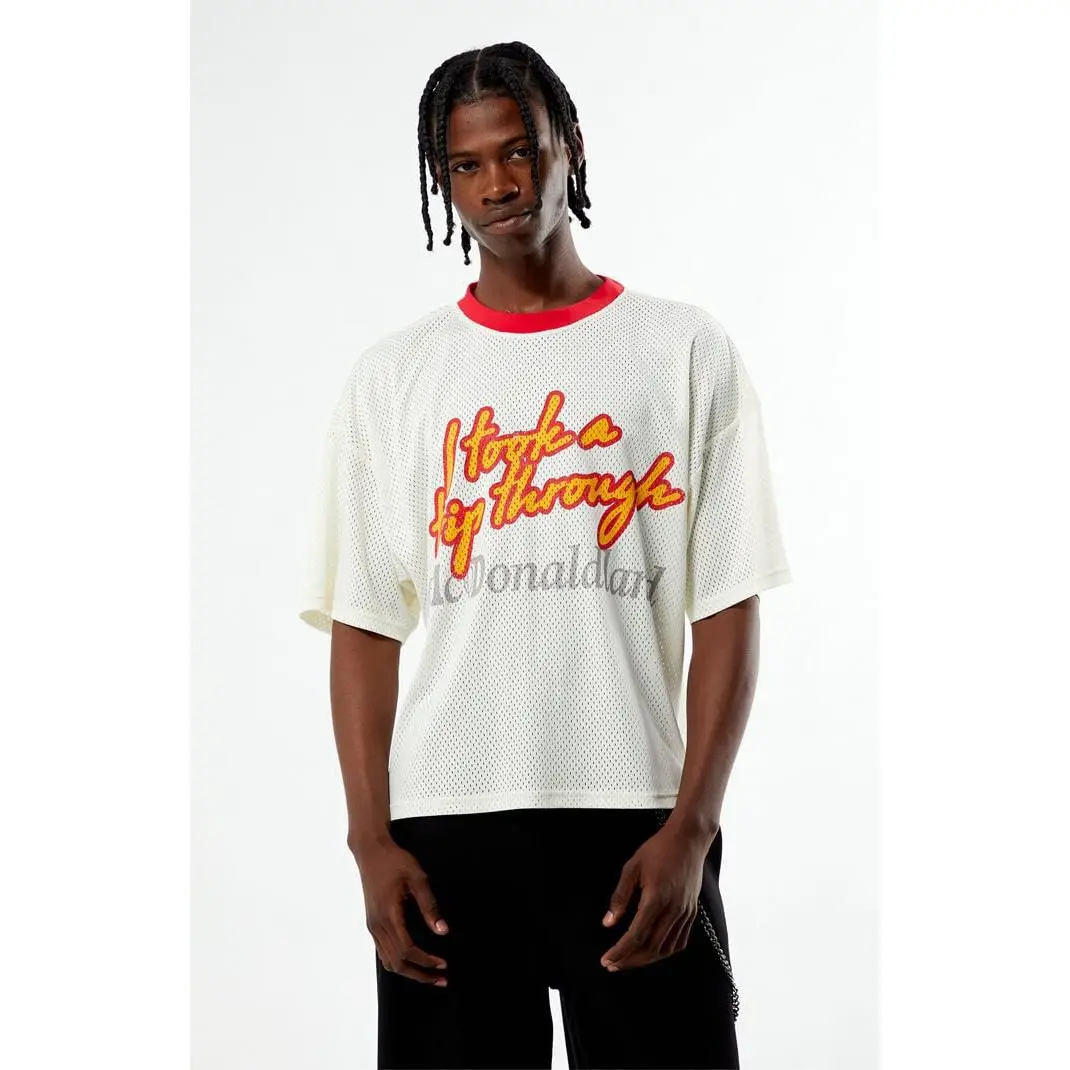 McDonaldland Men's Trip Short Sleeve Cropped Jersey - Multicolor