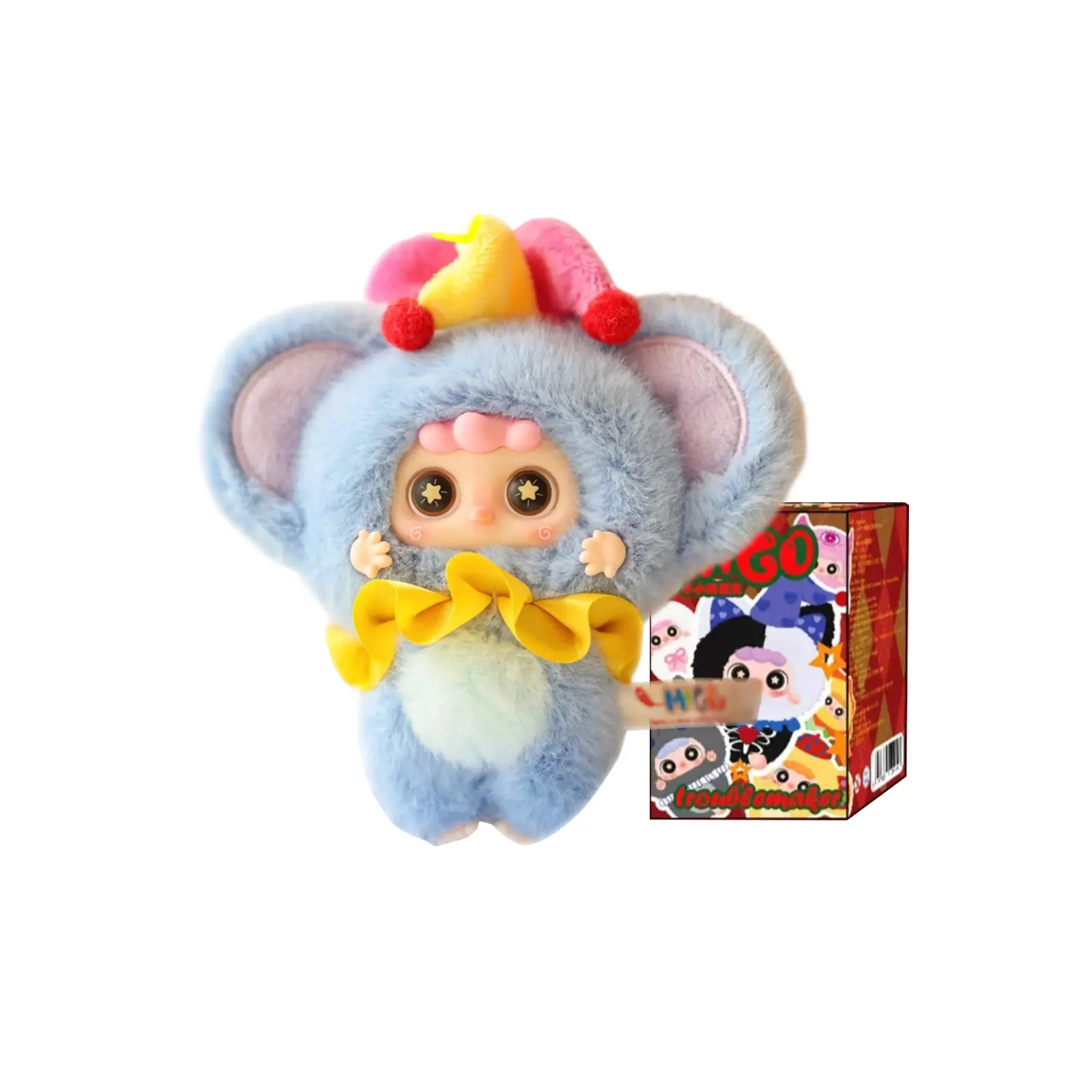Baby Three Migo Troublemaker Series Plush Doll Blind Box, Cute Mystery Stuffed Blind Box Doll Toys Collectible for Birthday Gift 1pc