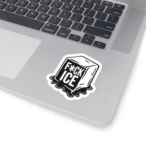 F*CK ICE Sticker, Anti-ICE Activist Sticker, Anti Trum Sticker