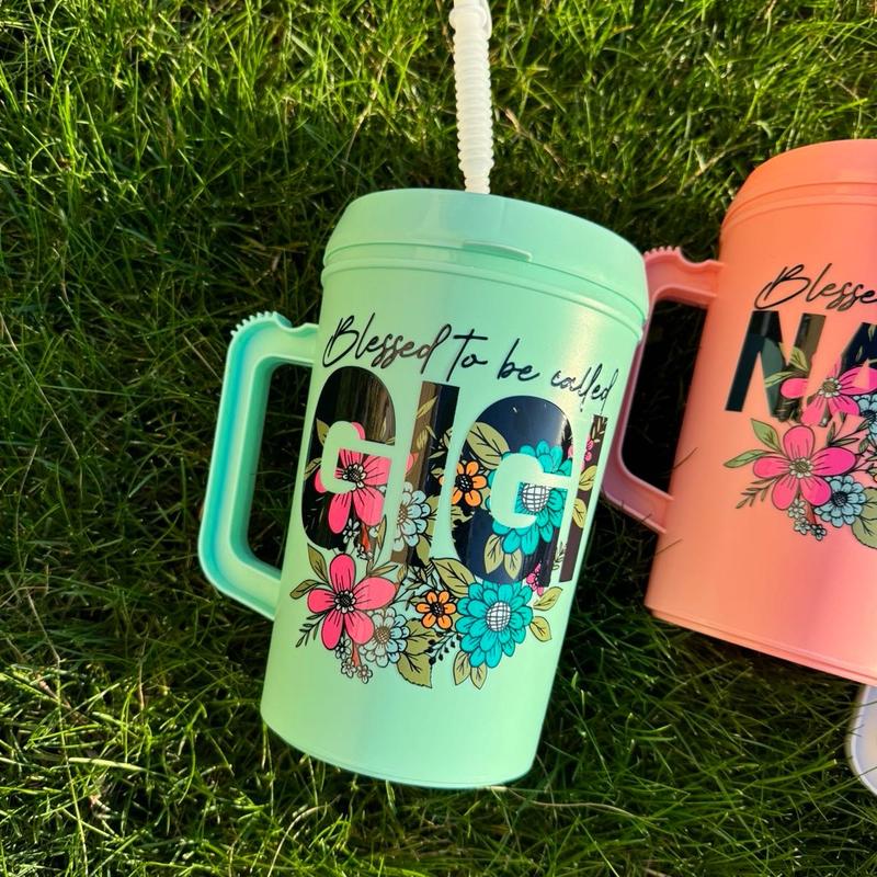 GIGI,MIMI ,NANA Mega Mug 34oz