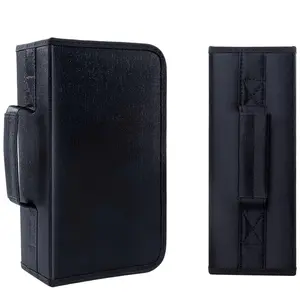 128 Capacity DVD Wallet, Large Storage Holder Binder Nylon Black CD Carry Case Bag Protective Zipper 128 Capacity DVD Wallet, Large Storage Holder Binder Nylon Black CD Carry Case Bag Protective Zipper