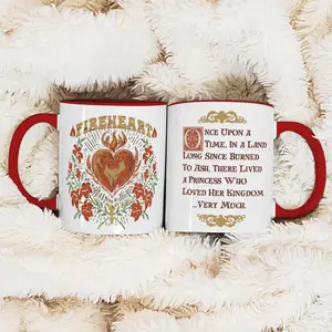 Fireheart Mug | Throne of Glass | Book Lover gift | Fireheart | Literary Inspired, Bookish merch | BookTok | Aelin Galathynius | Heir Fire