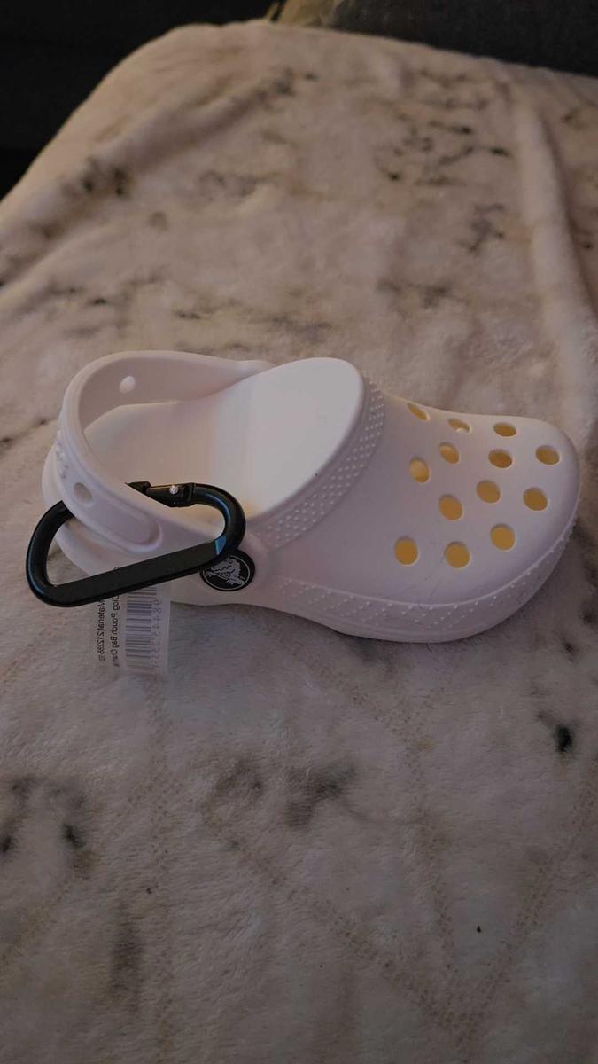 Item: White Classic Clog Pouch, 1